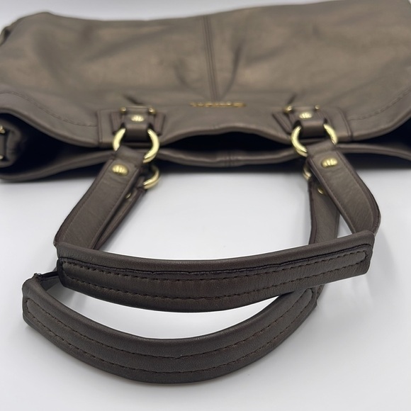 Coach Ashley NoE1261-F15513 Leather Bronze Carryall Shoulder Bag - Picture 12 of 13